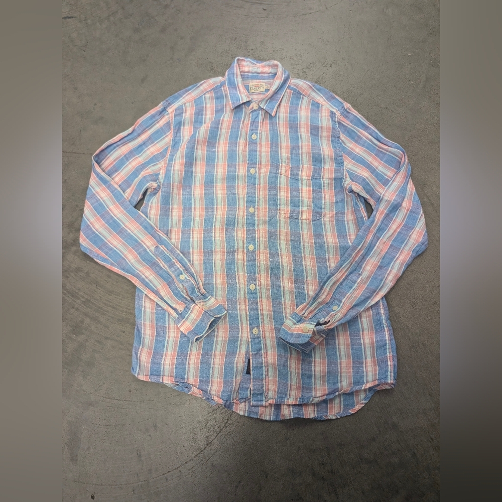 *Faherty Long Sleeve Button Down, Small - image 2